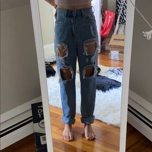 Princess polly distressed mom jeans